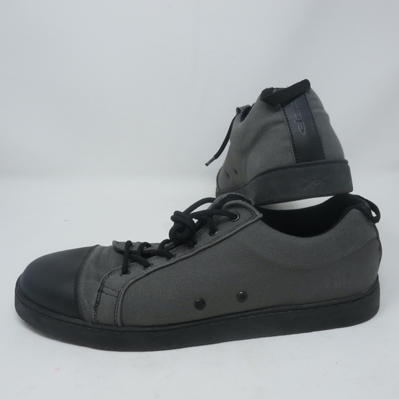 Woobies Tactical Mod-1 Cemento Gray Black Canvas Shoes Mens Size 13 USA Made - Picture 1 of 9